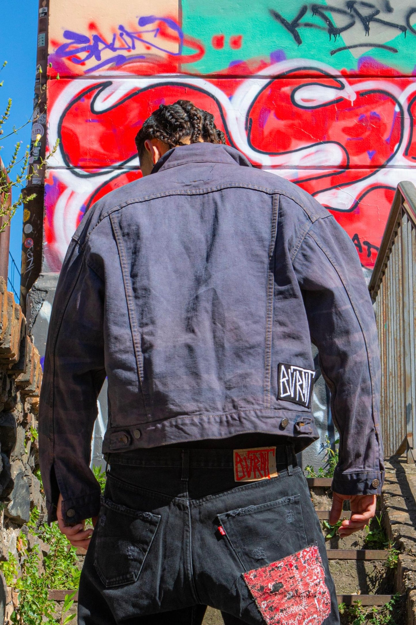 “BLACK FADE” DENIM JACKET