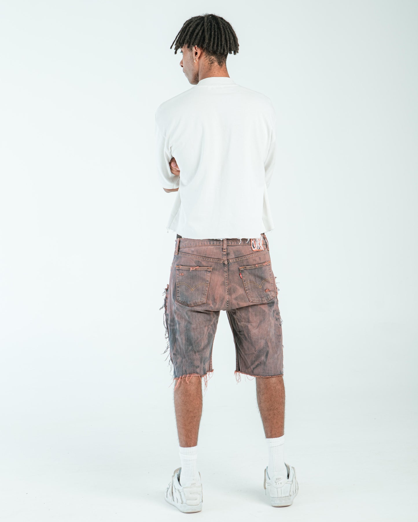 “BROWN DYE” JORTS