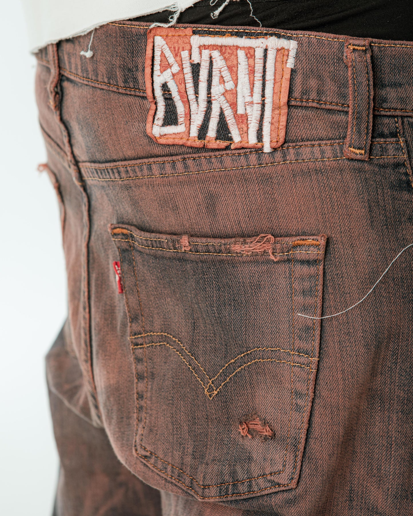 “BROWN DYE” JORTS