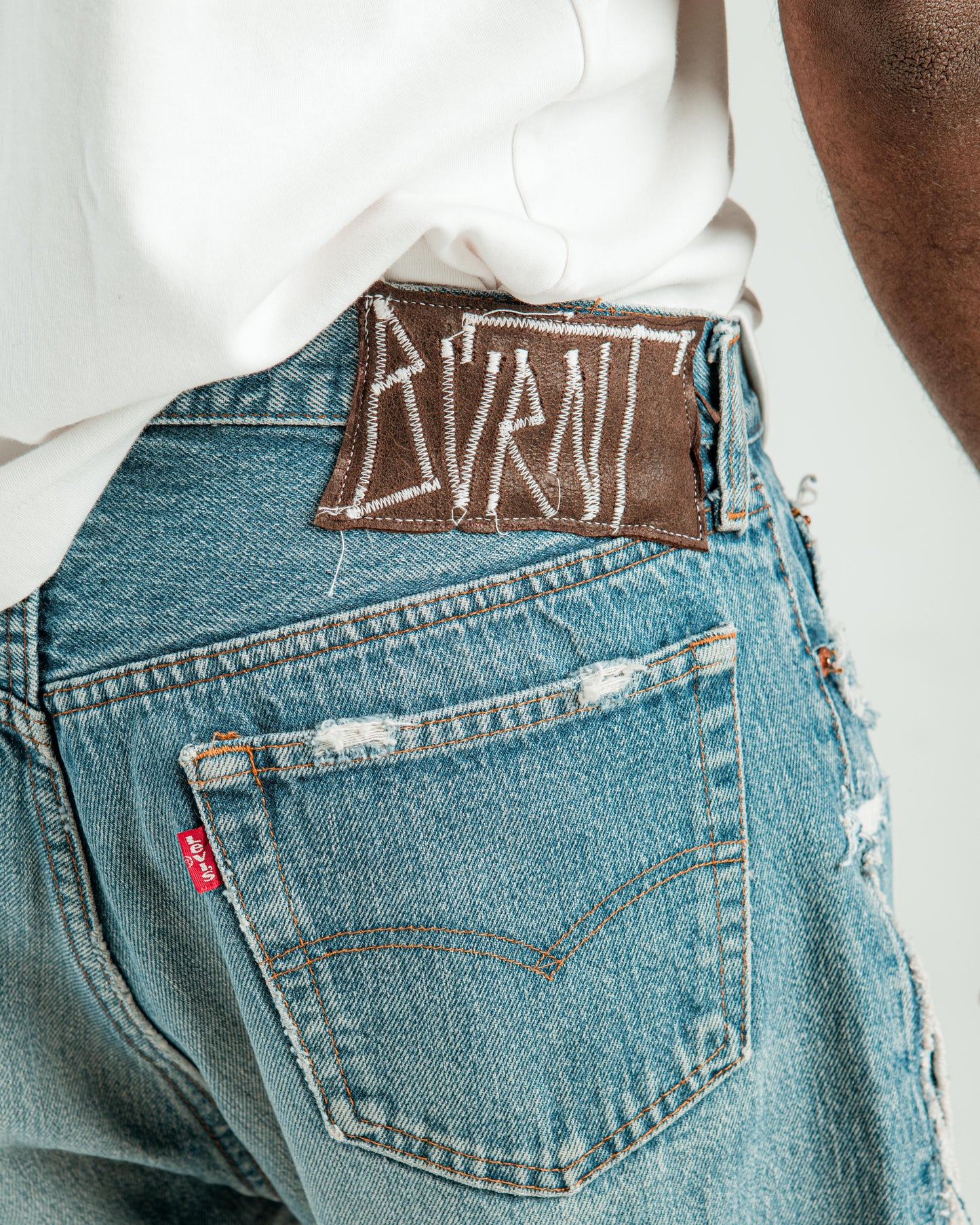“BLUE WASHED” JORTS