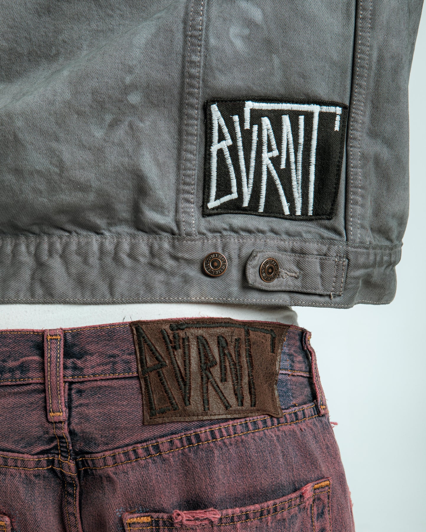 “FUCSIA WASHED” JORTS