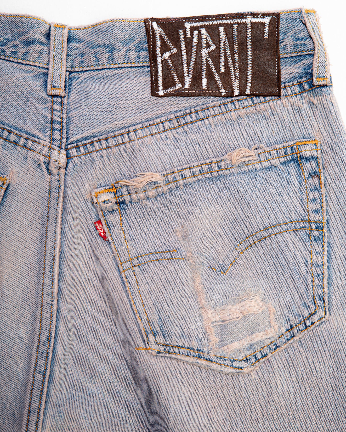 “SUNRISE” DISTRESSED JORTS