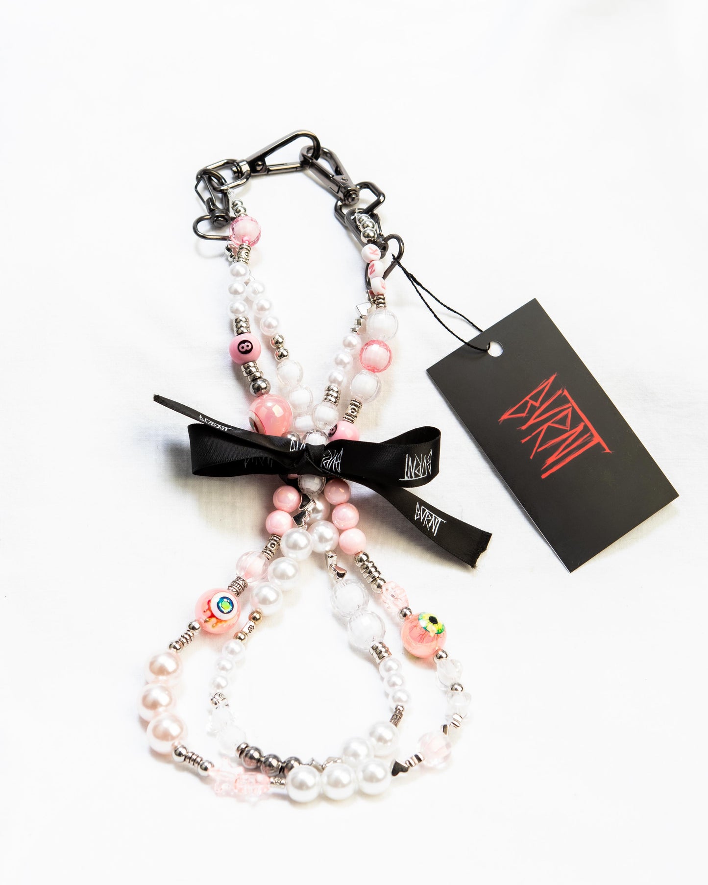 Double pocket chain (All eyes - Pink)