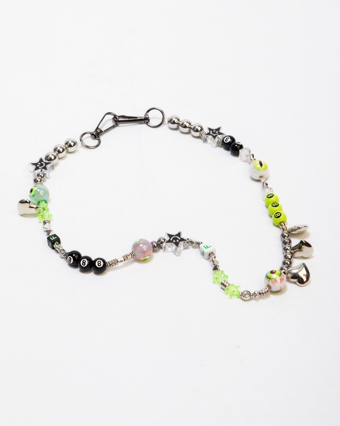 Mono pocket chain (All eyes - Green)