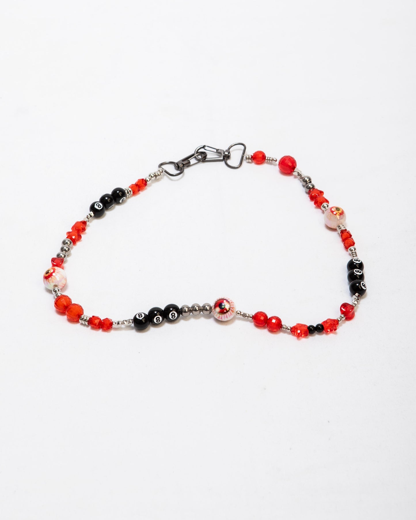 Mono pocket chain (All eyes - Red)