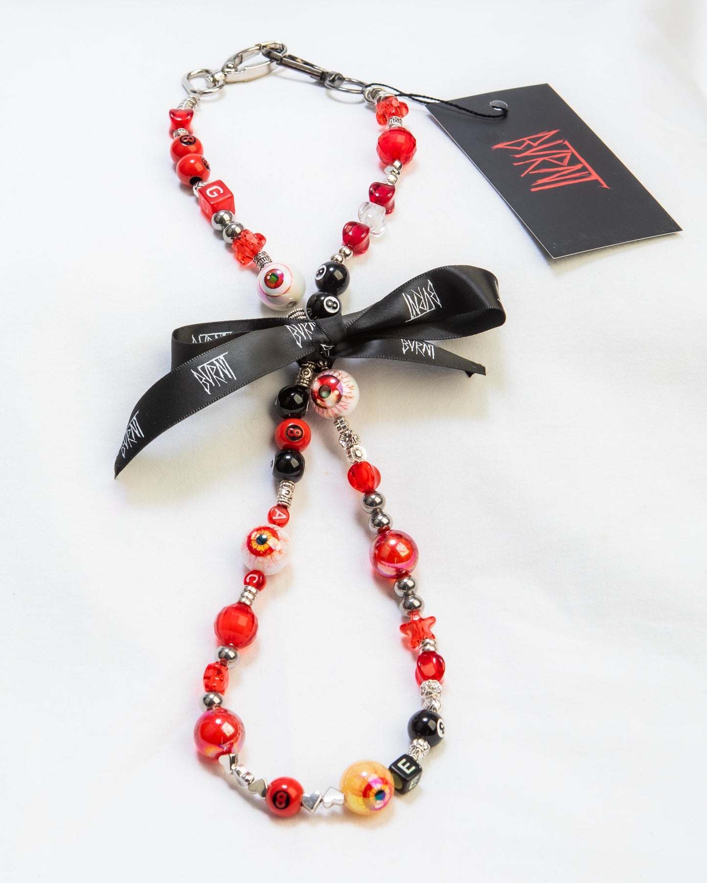 Mono pocket chain (All eyes - Red)