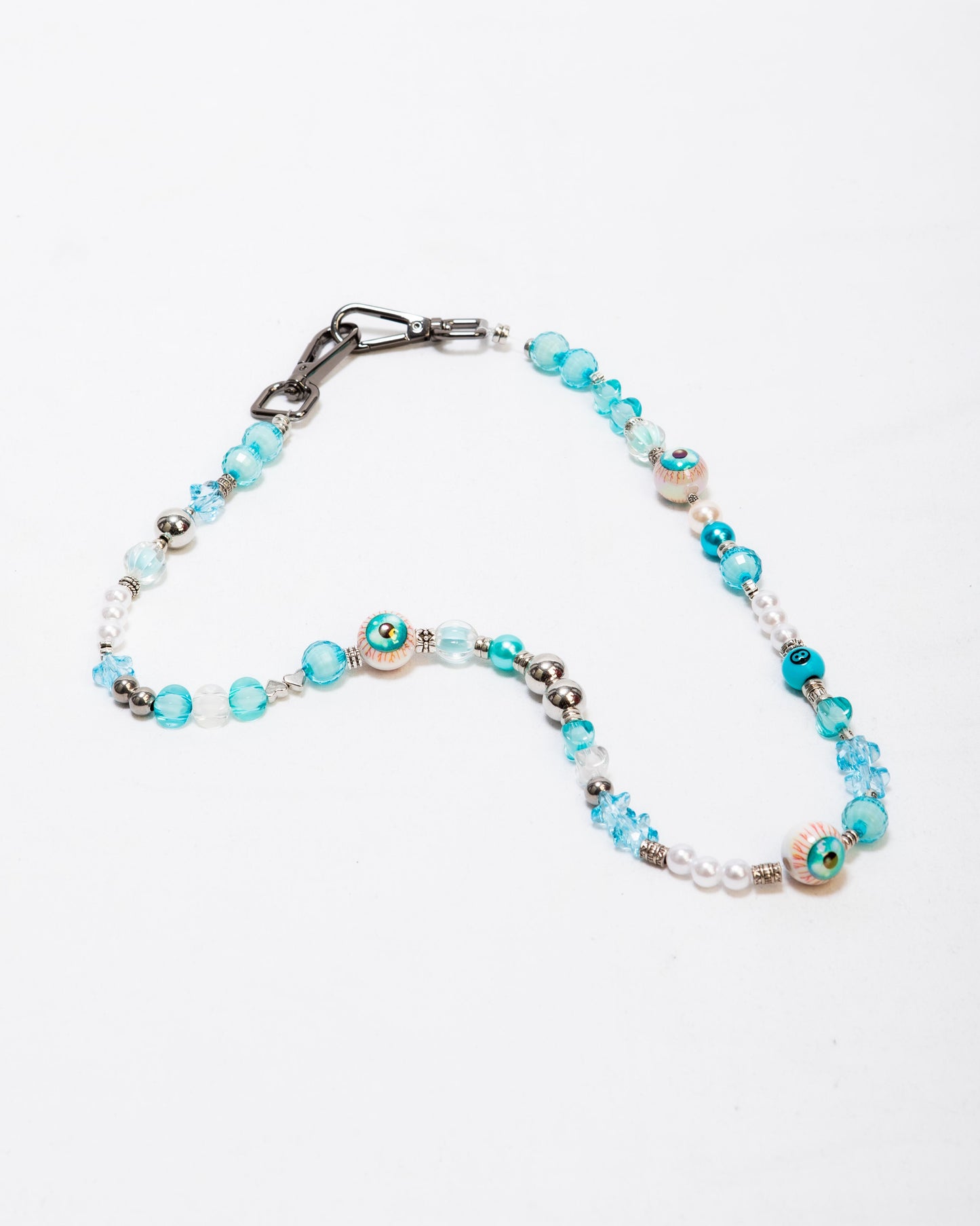 Double pocket chain (All eyes - Blue)