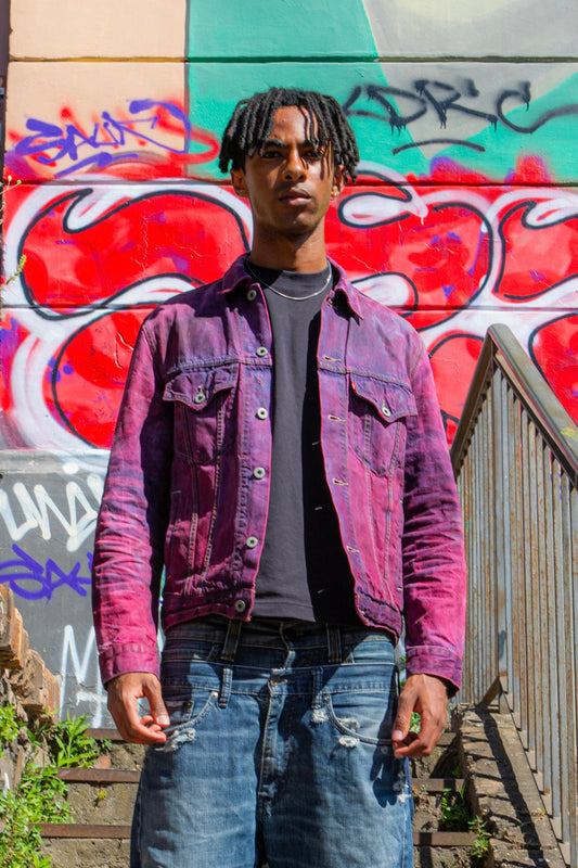 “WAXED BLOOD” DENIM JACKET