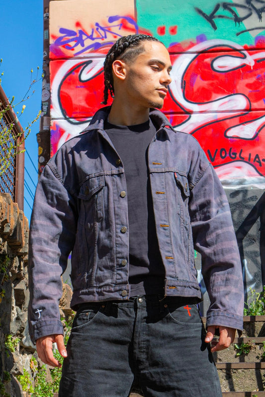 “BLACK FADE” DENIM JACKET