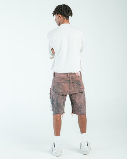 “BROWN DYE” JORTS