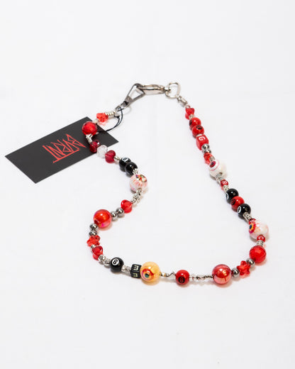 Mono pocket chain (All eyes - Red)