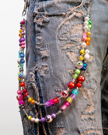 Double pocket chain (All eyes - Multicolor)