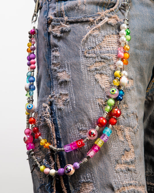 Double pocket chain (All eyes - Multicolor)
