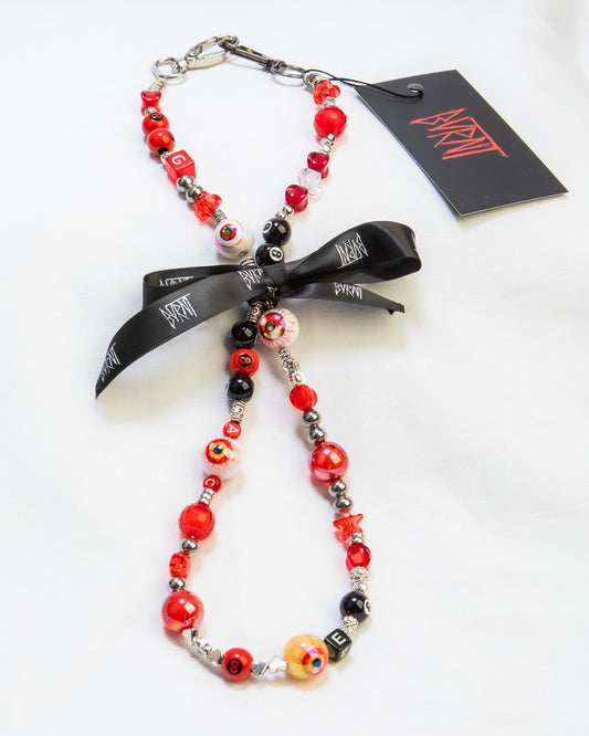 Mono pocket chain (All eyes - Red)